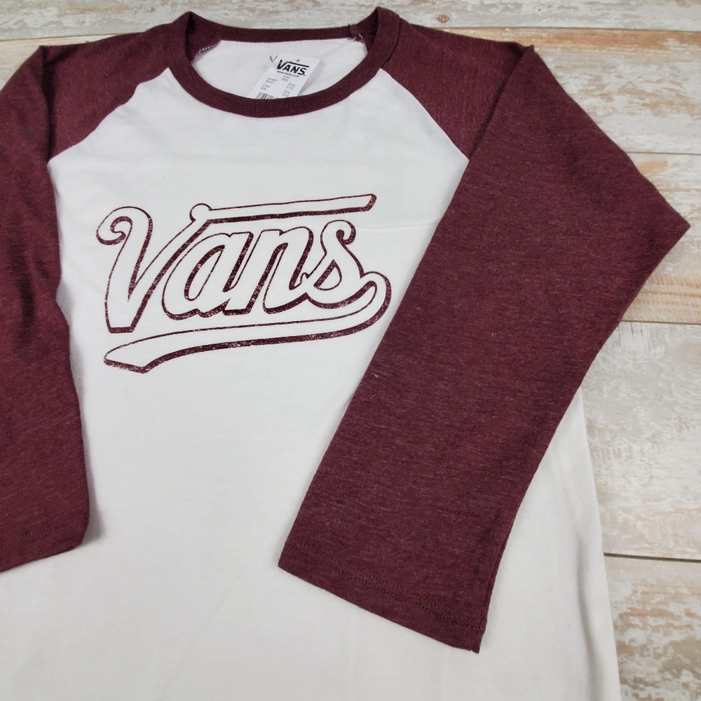 Vans Outlined Scripted Raglan Womens - Picture 3 of 8